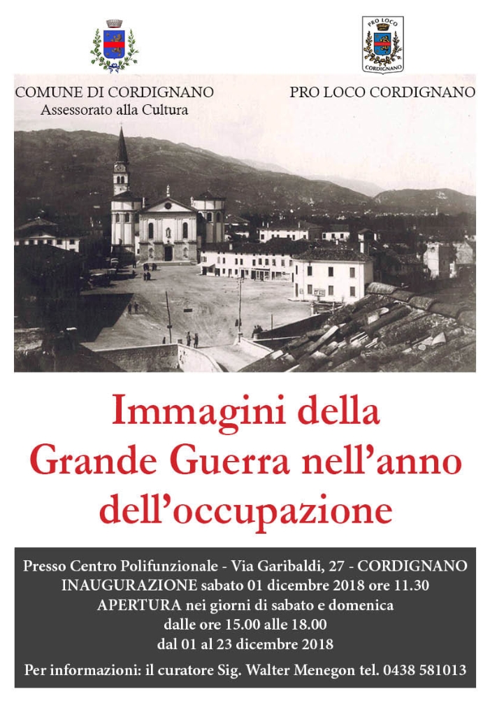 Cordignano-Immagini della Grande Guerra nell'anno di occupazione