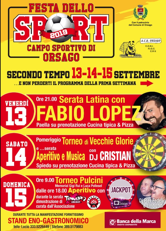 Orsago-Festa dello Sport