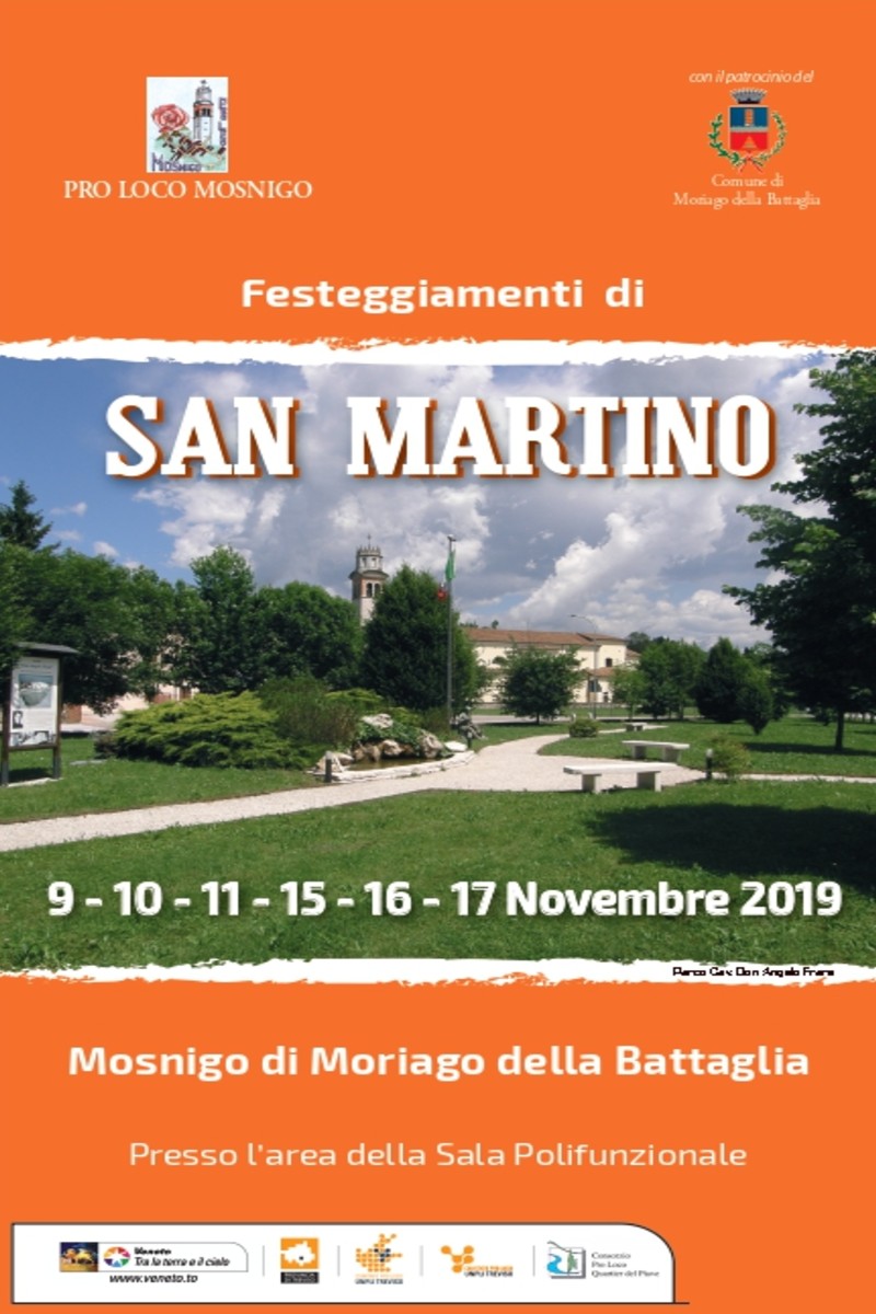 Moriago della Battaglia-Festeggiamenti di San Martino a Mosnigo