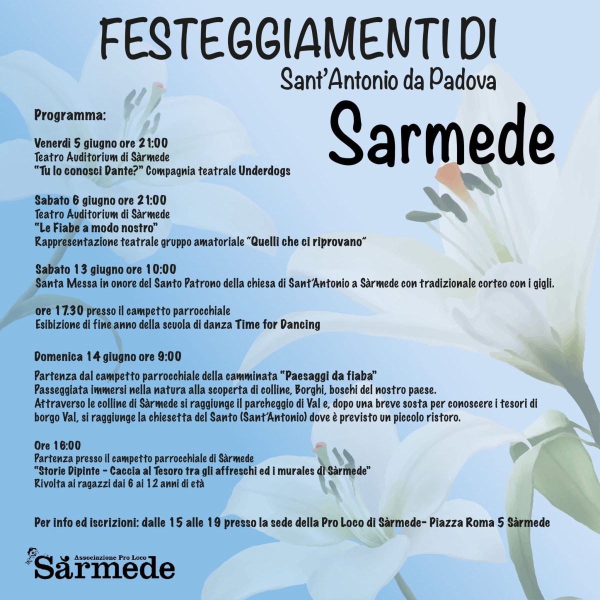 Sarmede-Festeggiamenti-Sant-Antonio-da-Padova-2026